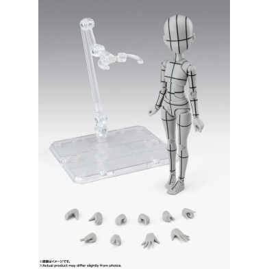 [SHF] 小童素體醬 -杉森建- 線框 (灰色)